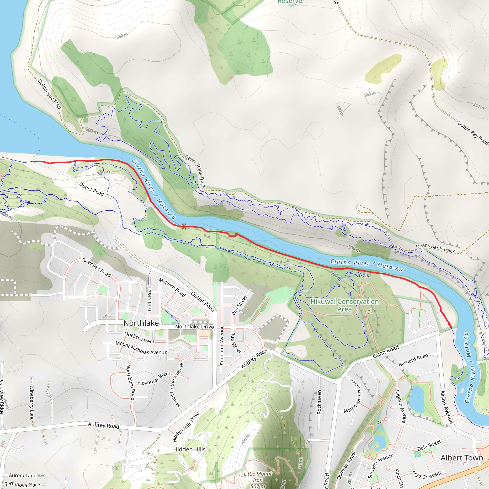 Outlet Track mobile static map