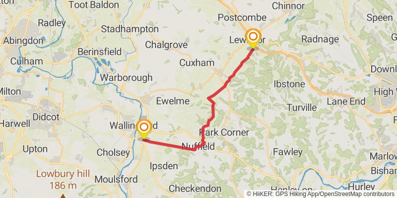 Greater Ridgeway Trail stage 16 Map