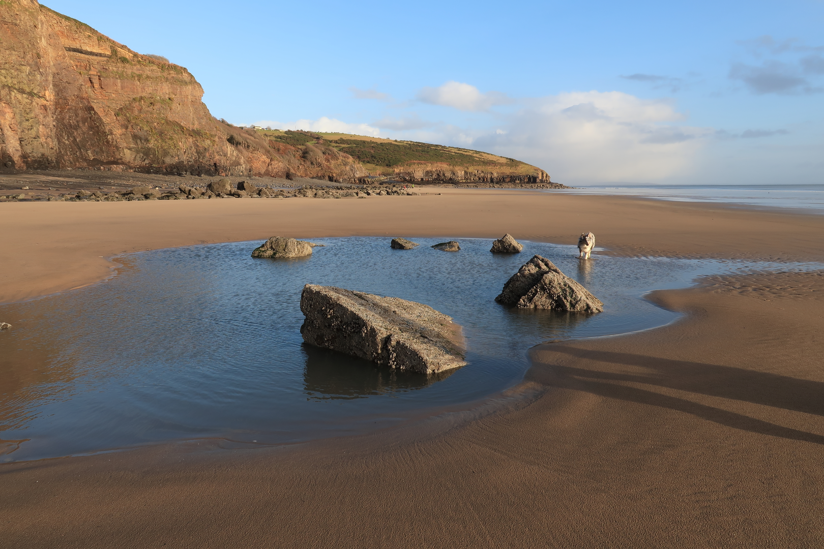 An image depicting the trail Summerhill - Amroth and its surrounding area.