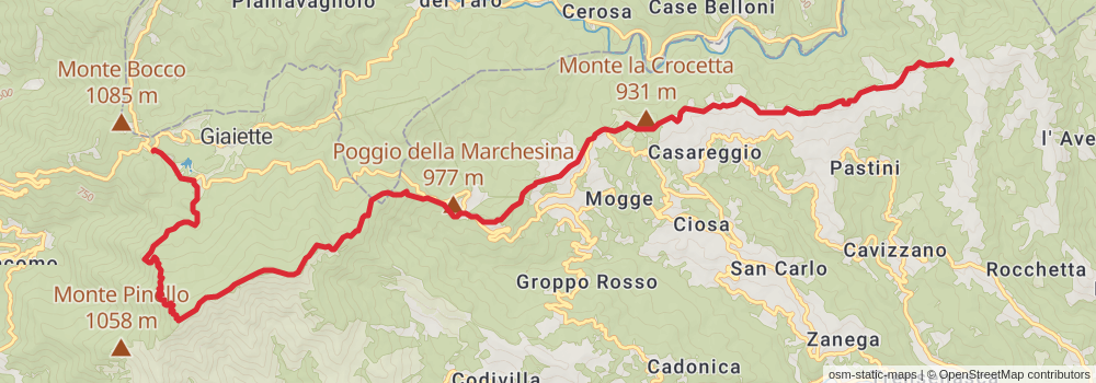 Sentiero Italia - Alps Section stage 199 Map