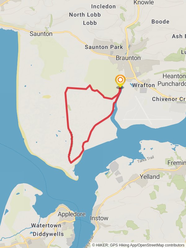 Braunton Burrows Walk Devon England