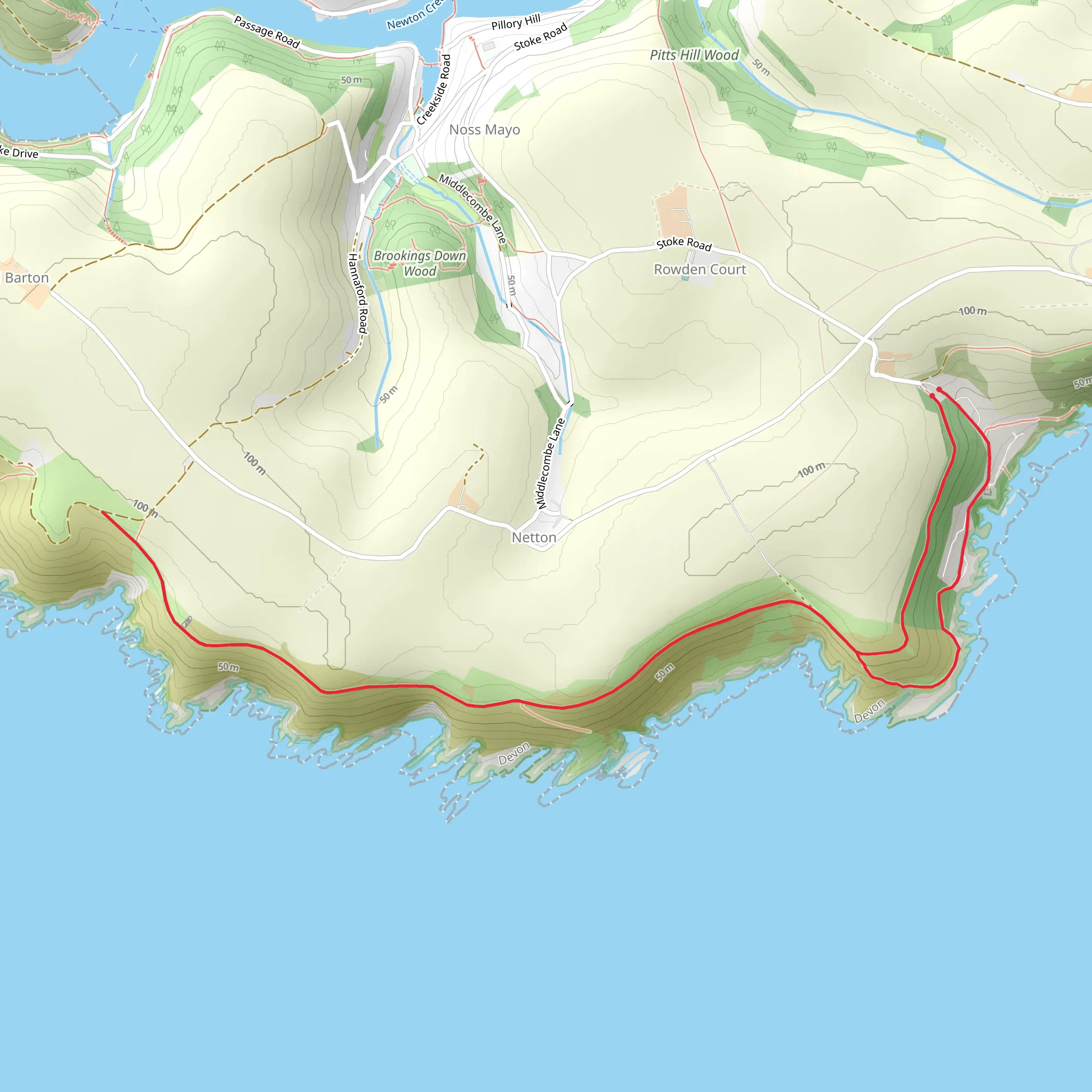 Stoke Point mobile static map