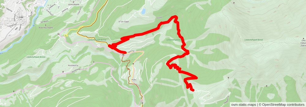 Eggerhorn Trail stage 2 Map