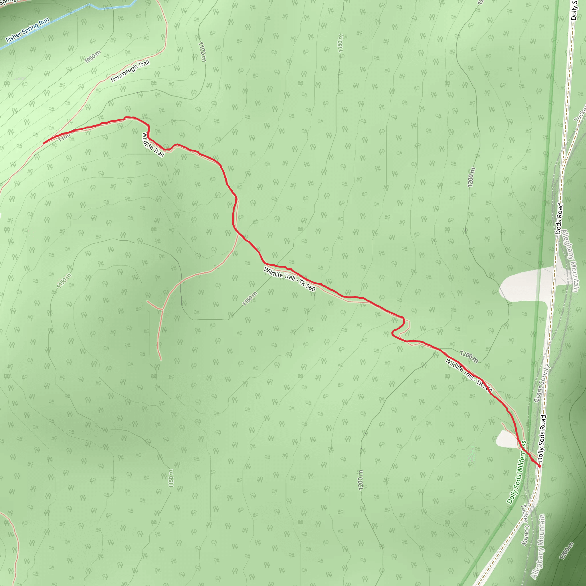 Wildlife Trail mobile static map