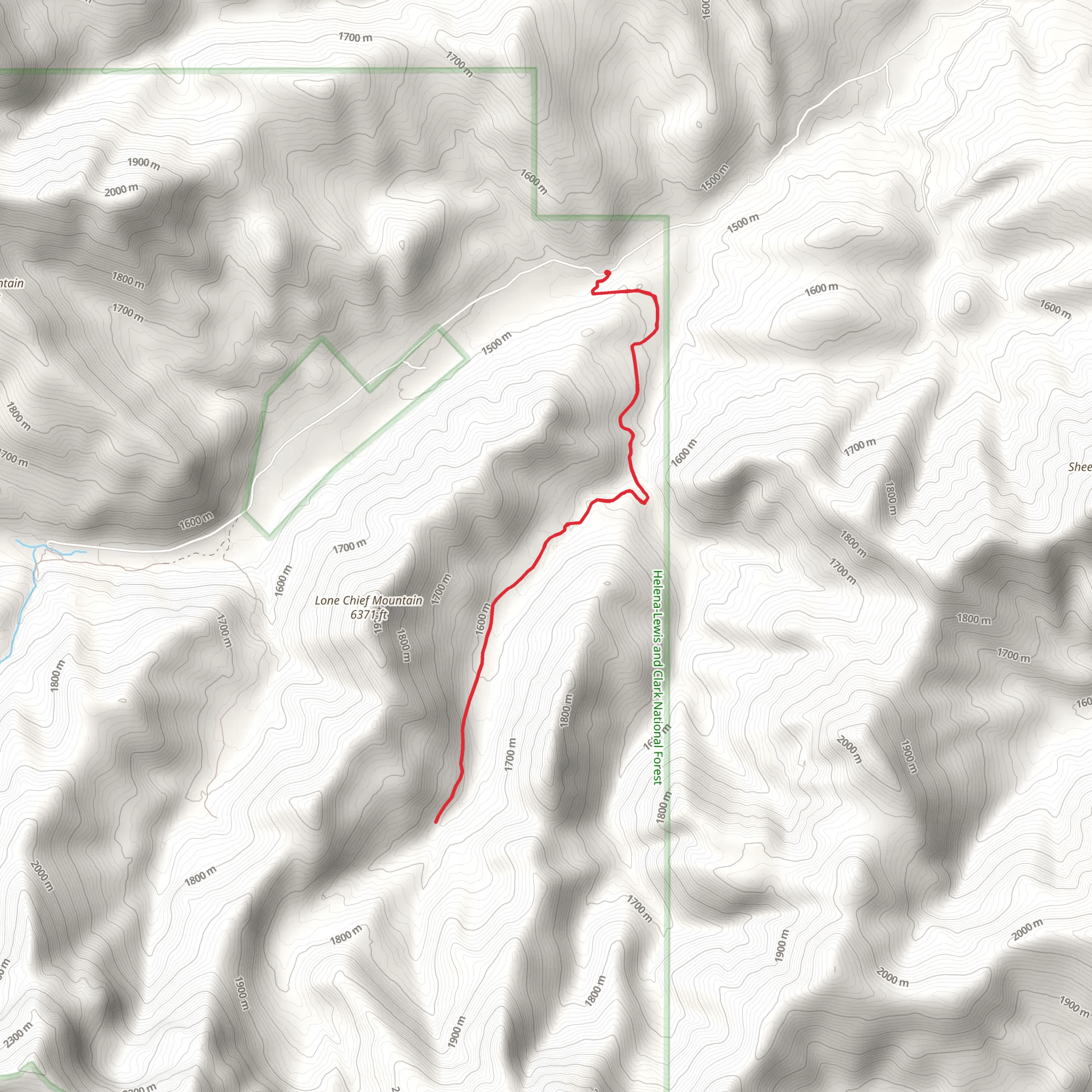 Cyanide Creek Trail mobile static map