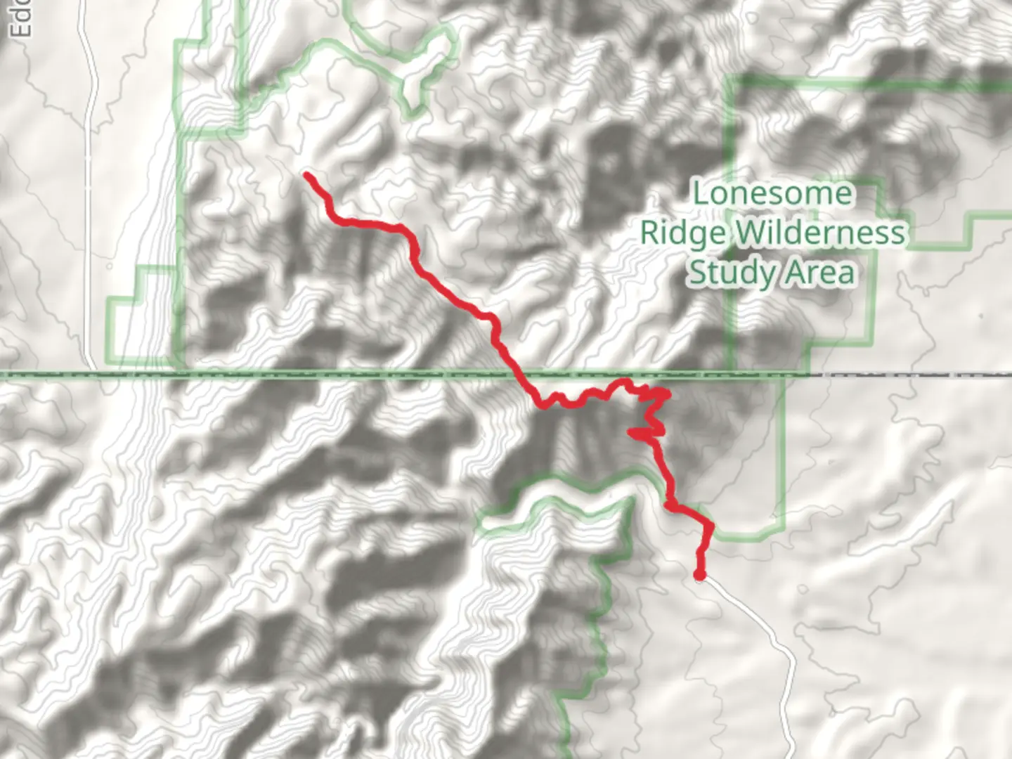 An image depicting the trail Camp Wilderness Ridge and Permian Reef Trail and its surrounding area.