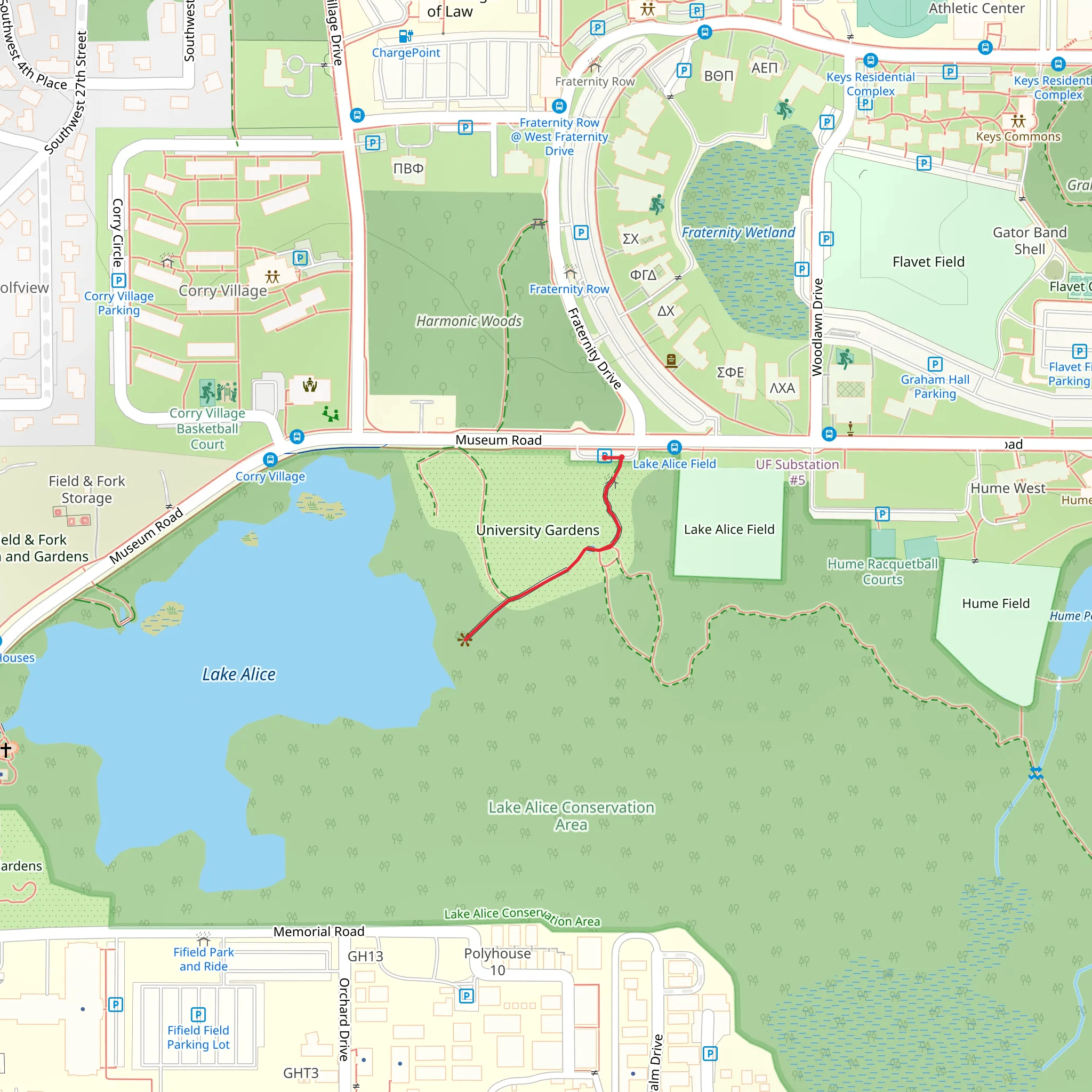 Museum Road mobile static map