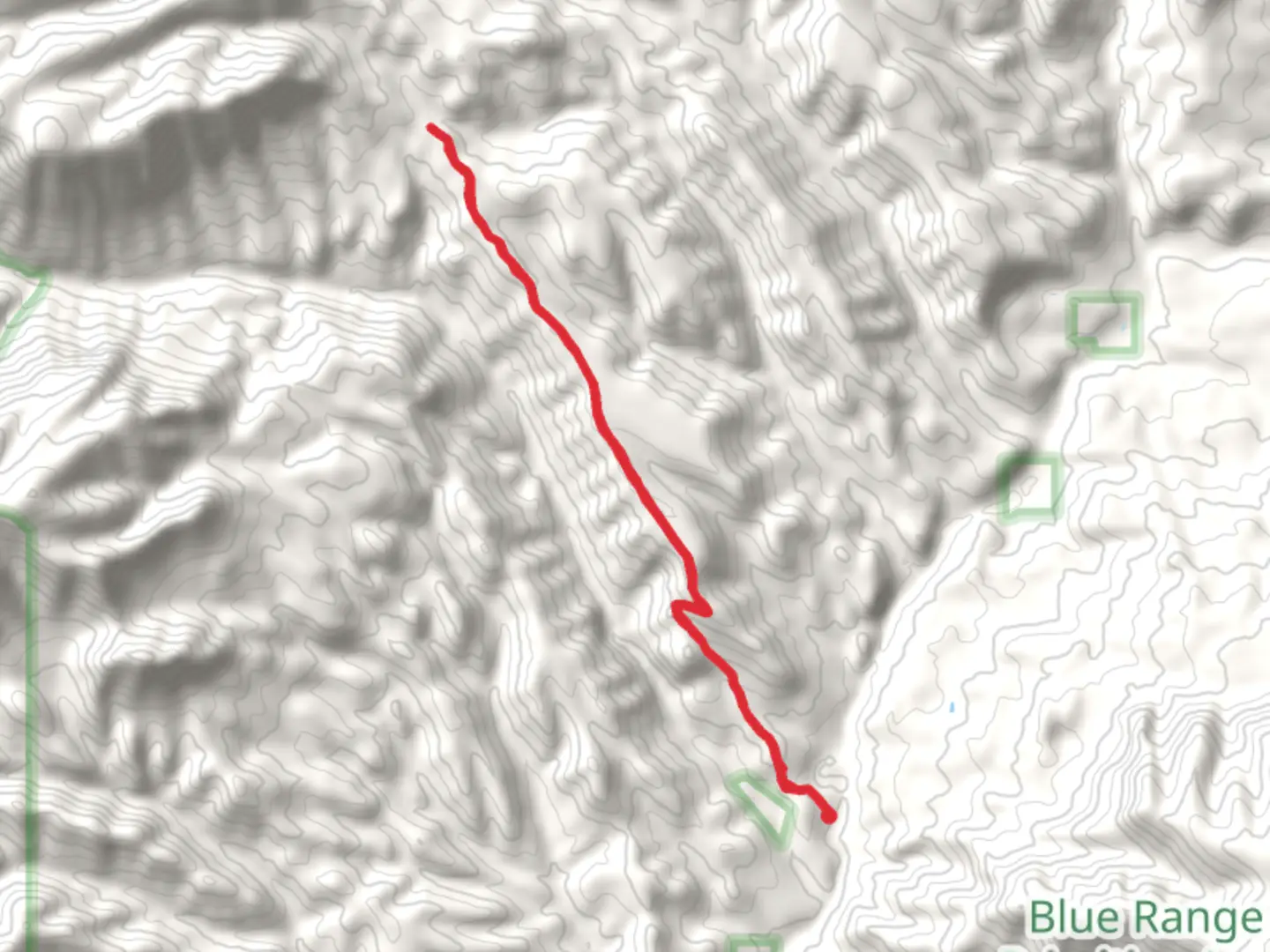 An image depicting the trail KP Mesa via Steeple Trail and its surrounding area.