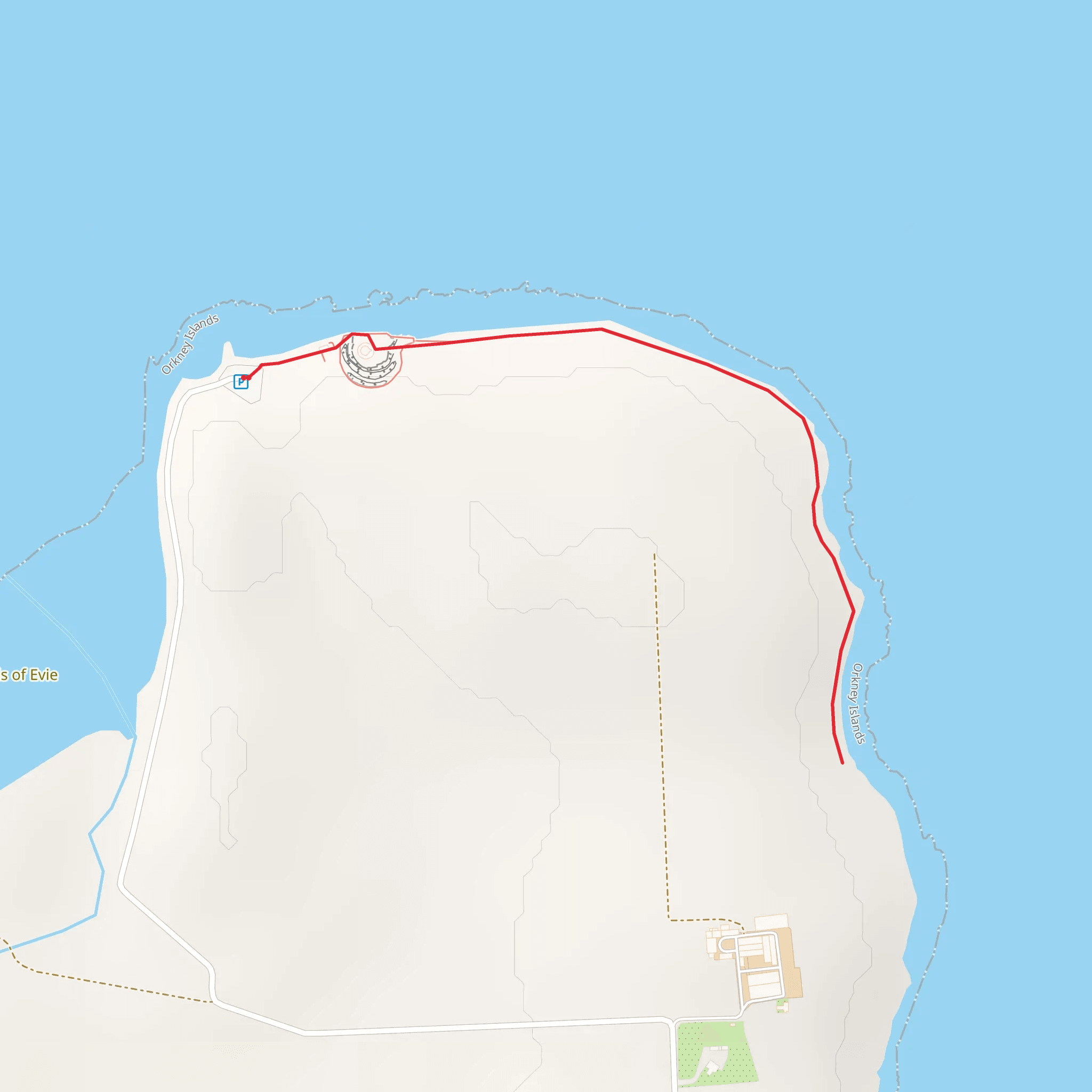 Broch of Gurness Walk mobile static map