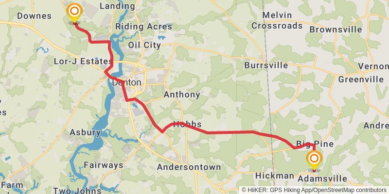 American Discovery Trail North Route stage 4 Map