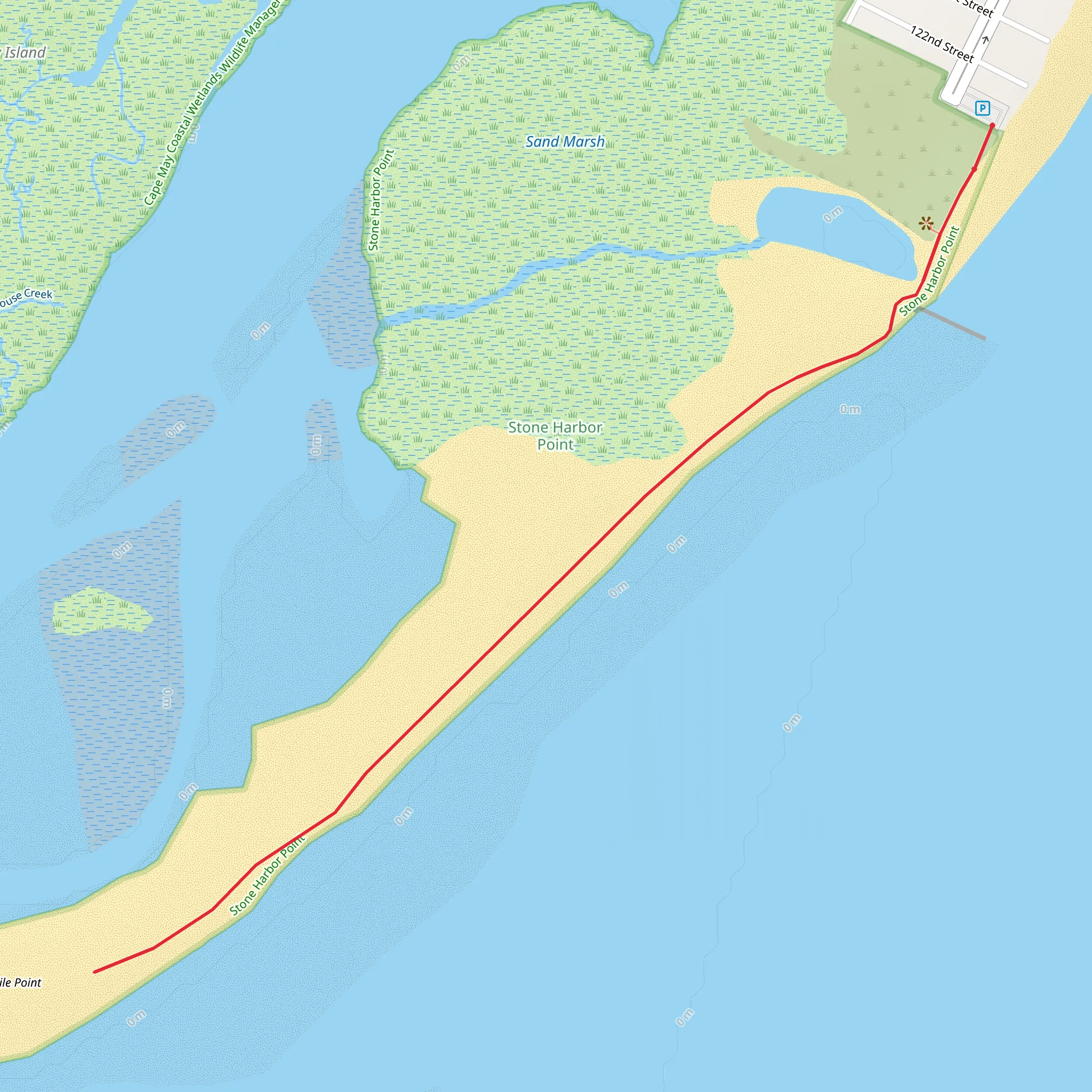 Seven Mile Point Walk mobile static map