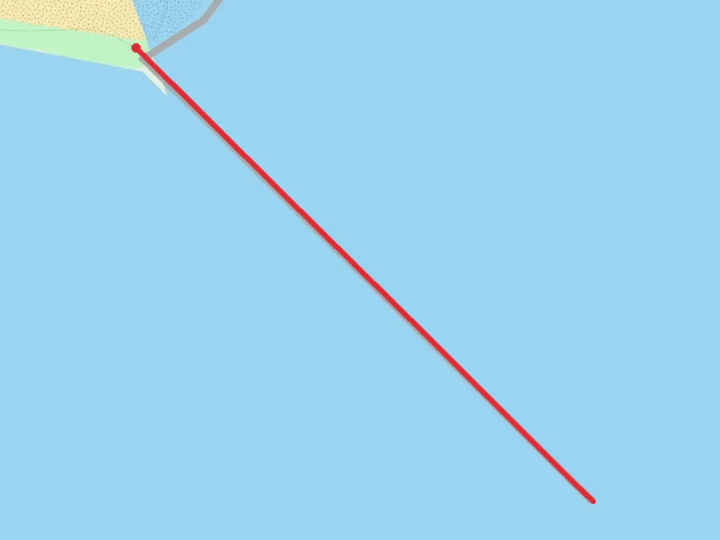 An image depicting the trail Hampton Beach and Harbor Trail and its surrounding area.