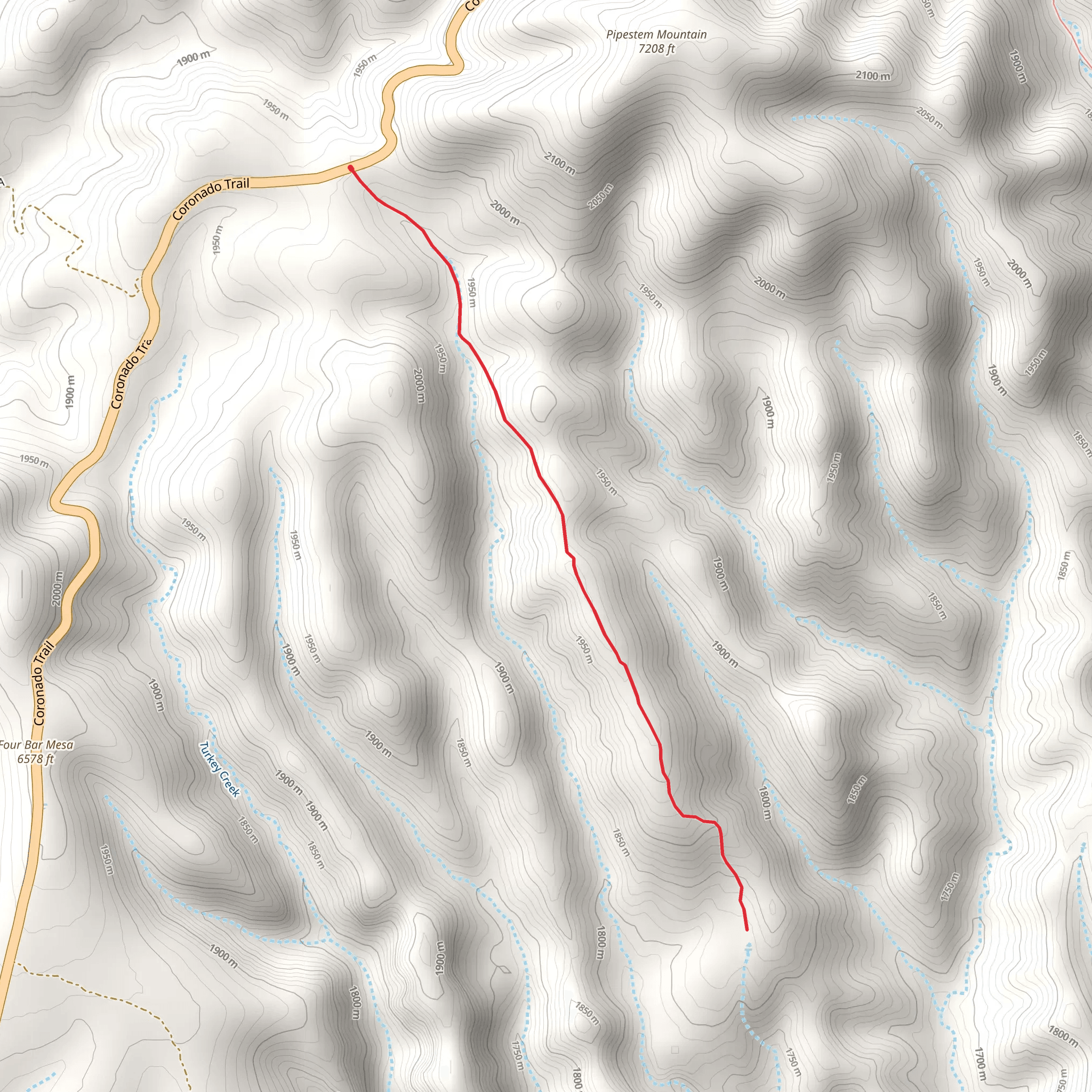 Turkey Trail mobile static map