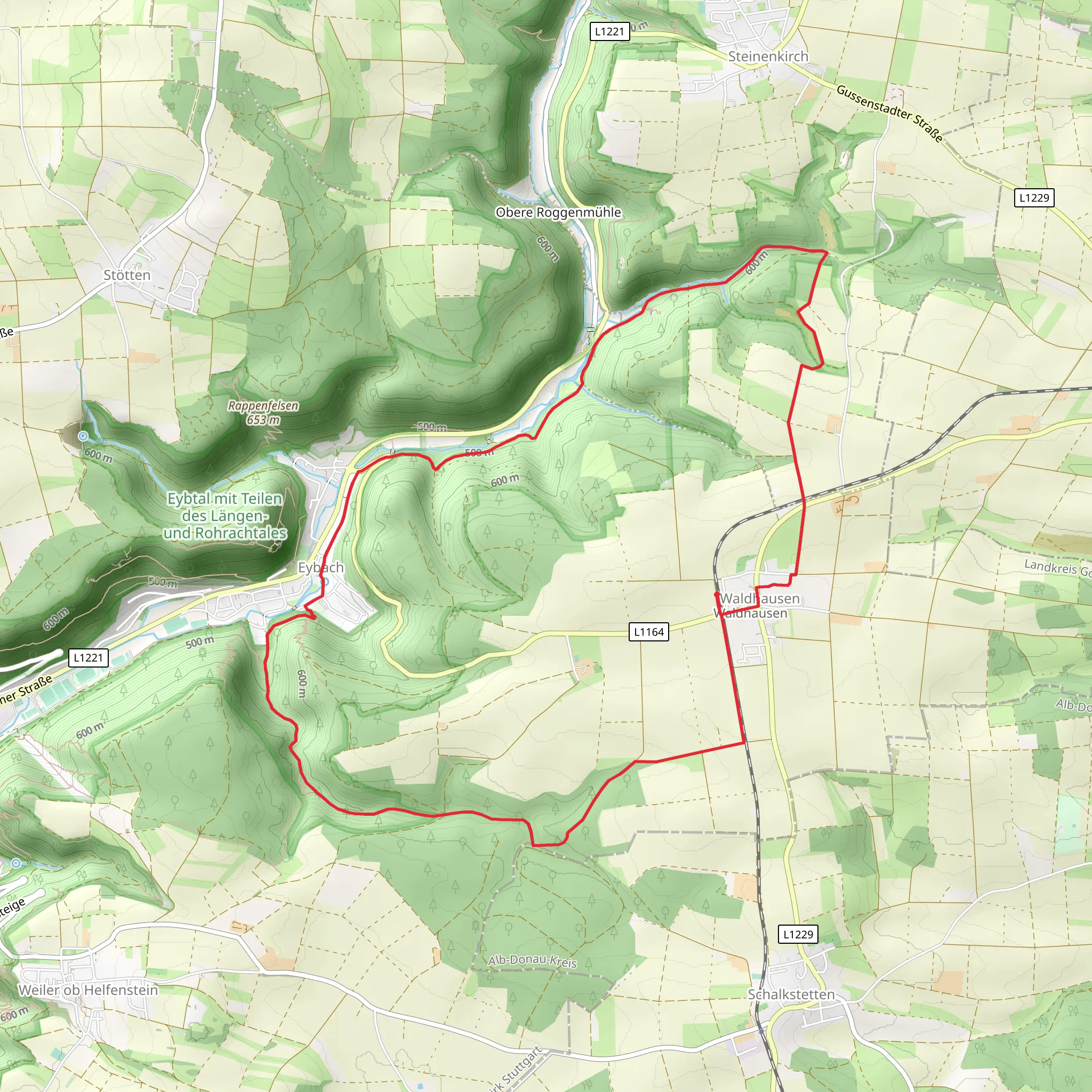 Magental Loop mobile static map