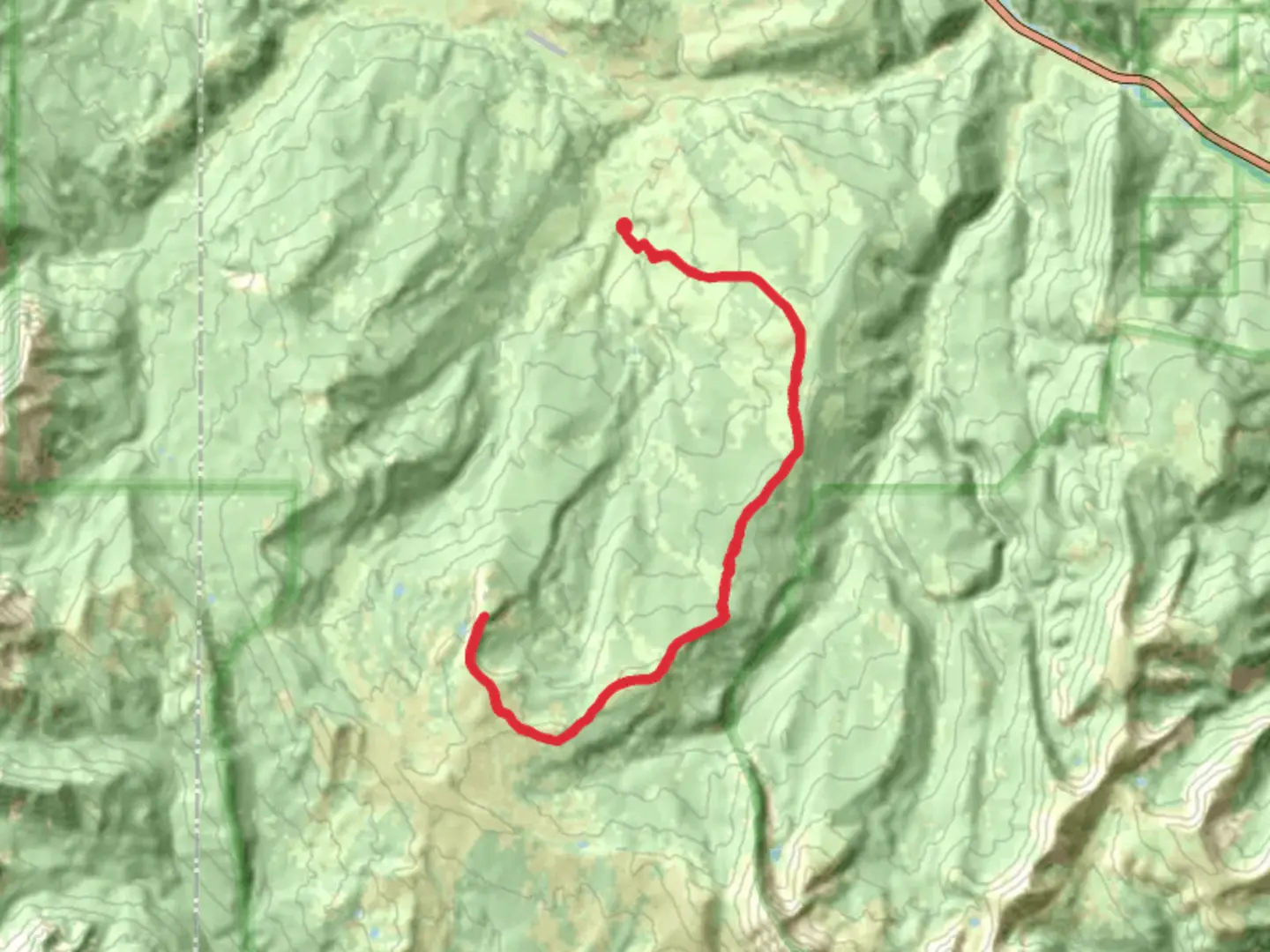 An image depicting the trail Pika Point Mount via Oil Well Trail and its surrounding area.