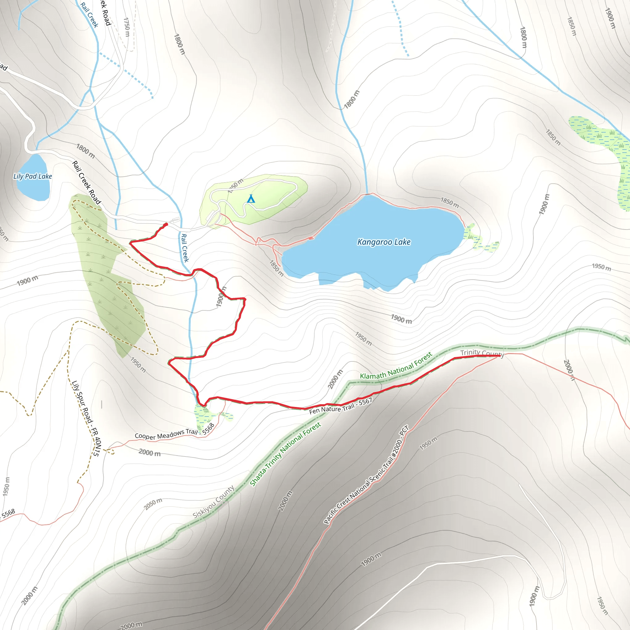 Fen Nature Trail - Sisson mobile static map