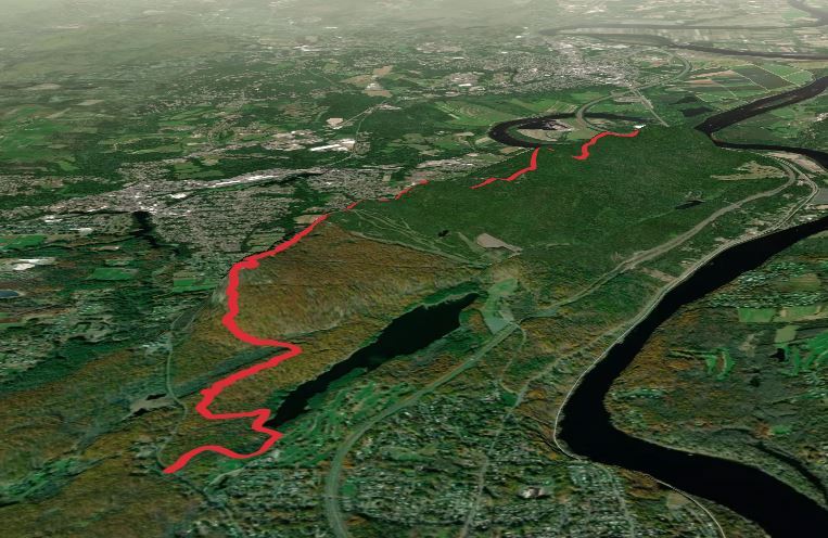 NET - M and m Trail via Easthampton Road