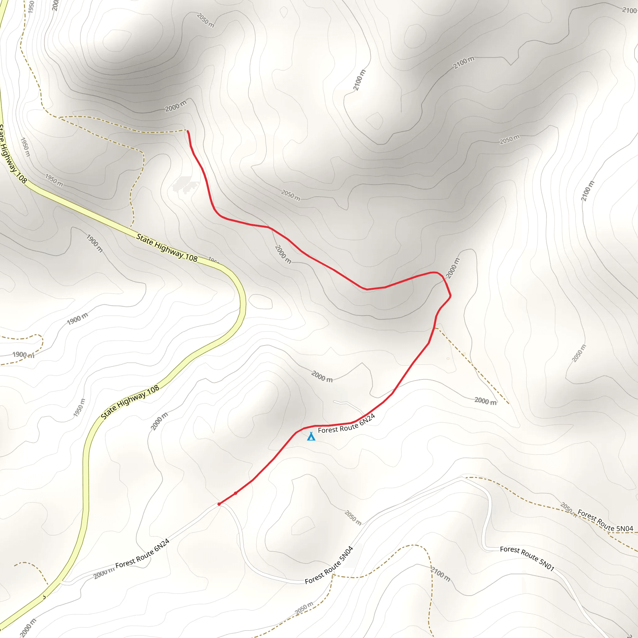 Ancient Dwarves Interpretive Trail mobile static map