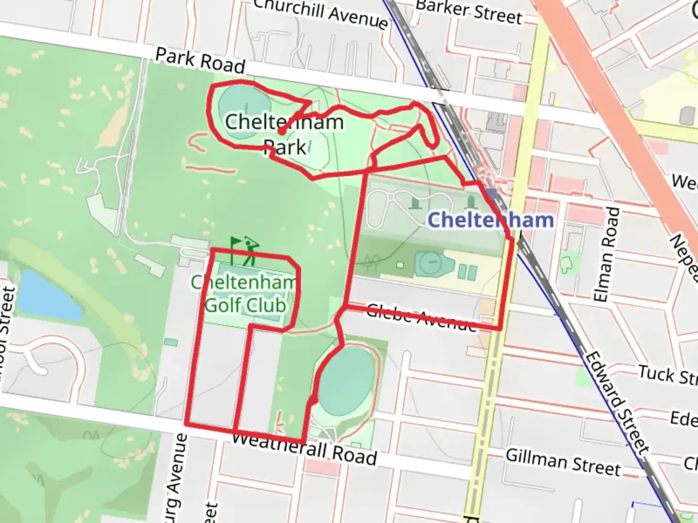 An image depicting the trail Whispers and Vistas Walk and its surrounding area.