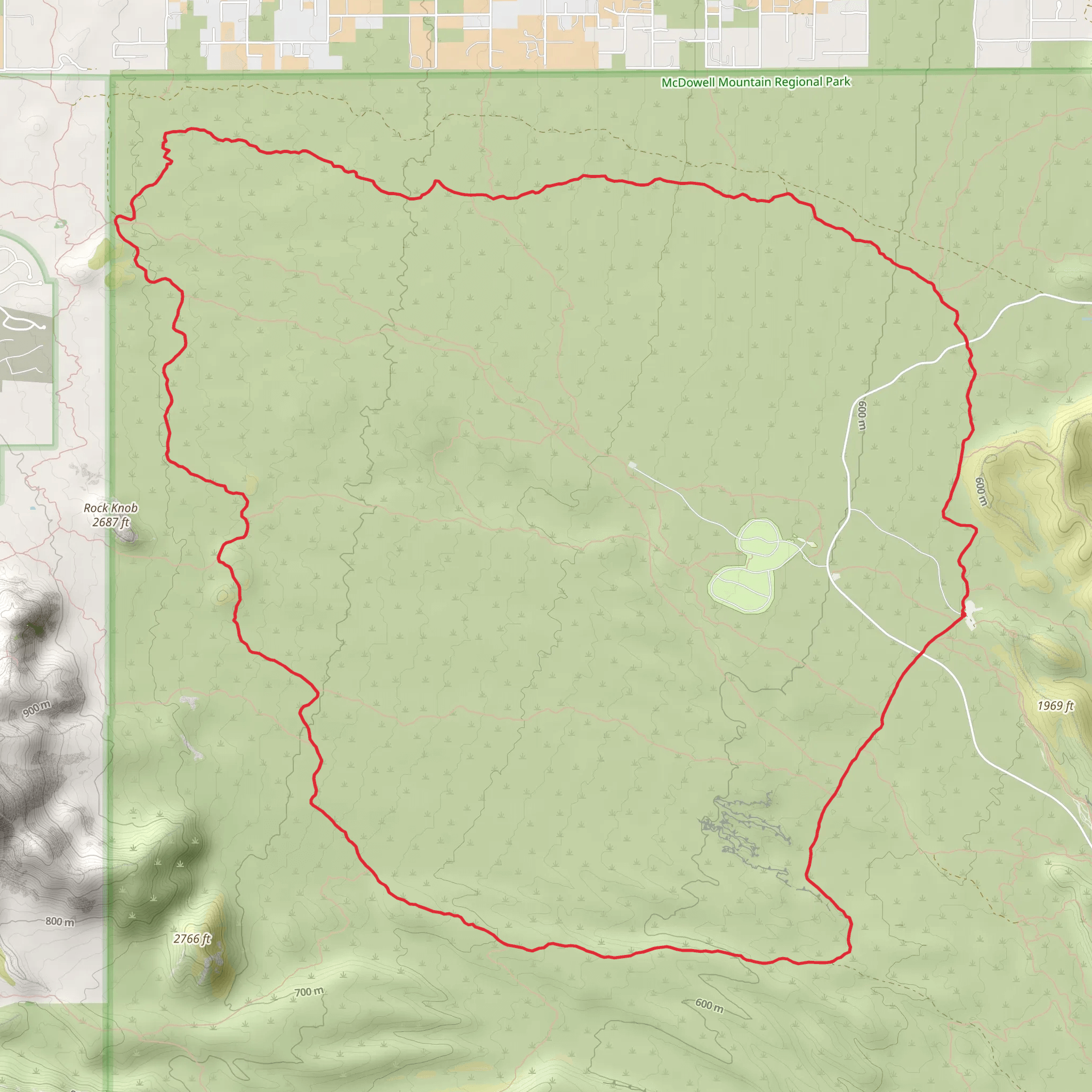 Pemberton Loop Trail mobile static map