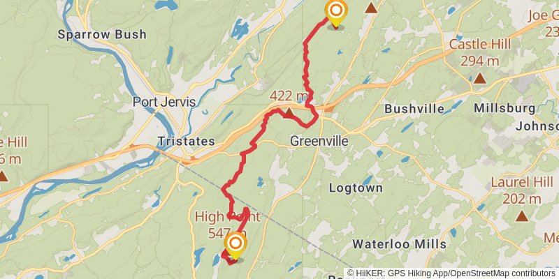 Wallkill Valley Loop stage 4 Map