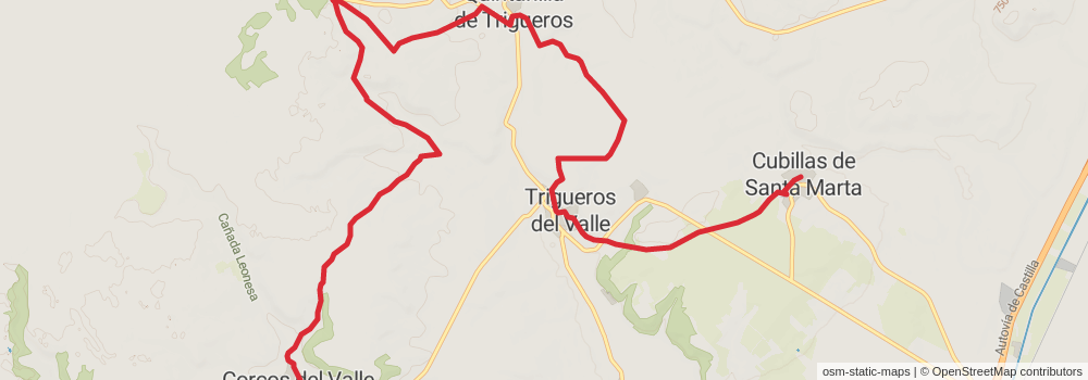 GR 296 Senderos del Clarete stage 2 Map