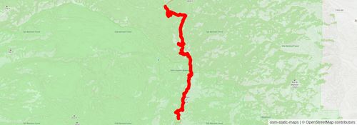 Southwestern Horseshoe Trail stage 131 Map