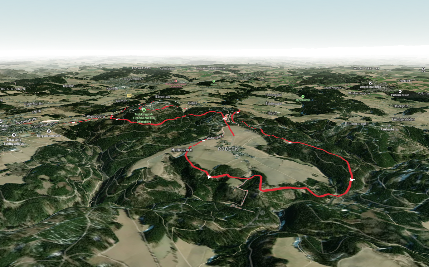 Frankenweg Teil and Tuekengrund Weg Loop