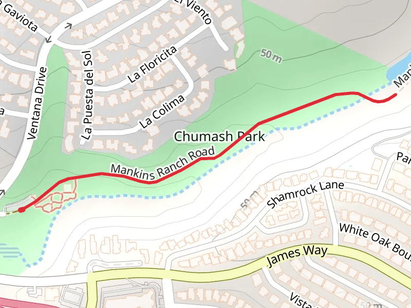 Mankins Ranch Road - Chumash Park