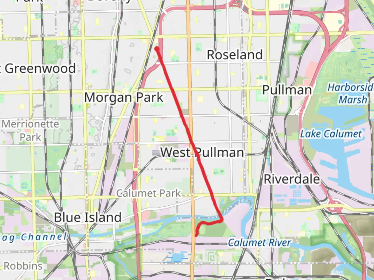 An image depicting the trail Major Taylor Trail to Whistler Woods and its surrounding area.