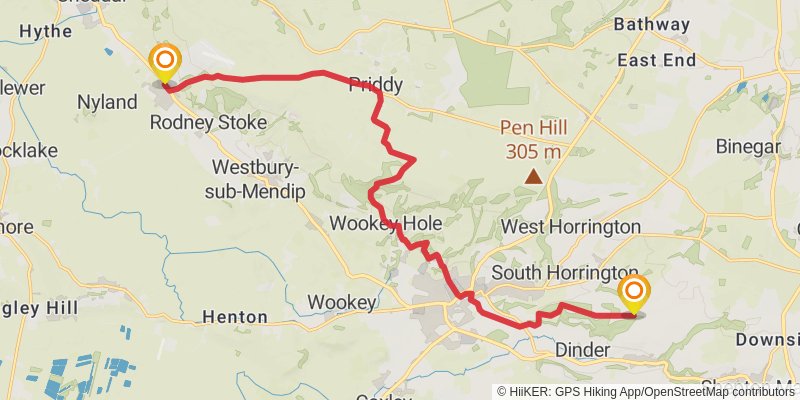 Coast to Coast - Southern England stage 3 Map