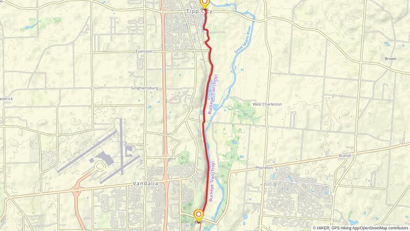 Great Miami River via Buckeye Trail