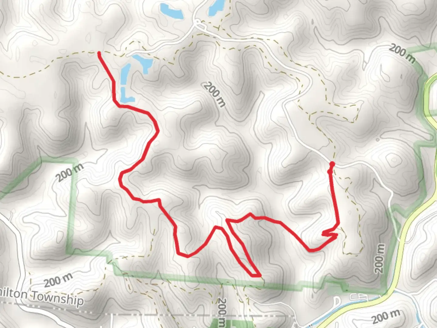 An image depicting the trail Copperhead Trail and its surrounding area.