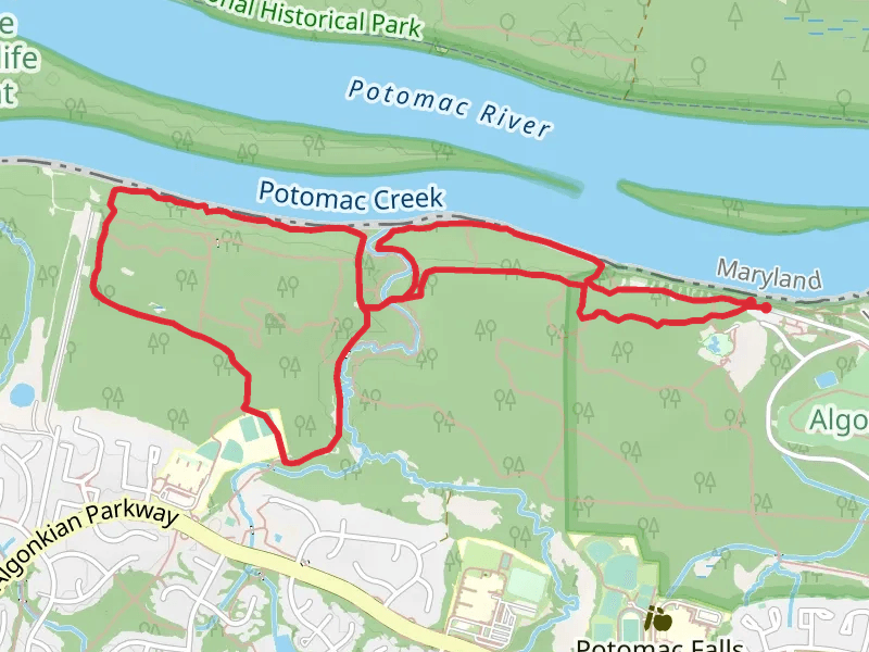 White Trail, Barred Owl Trail and West River Loop Trail
