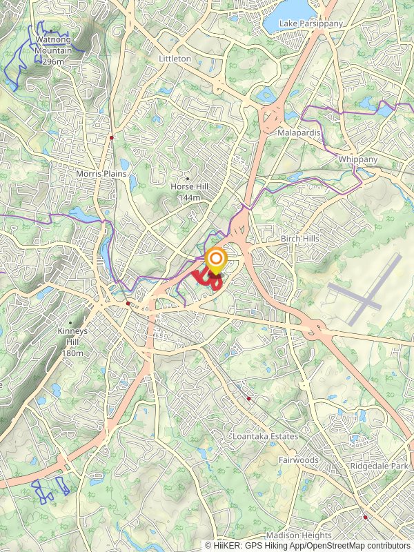 Patriots Path Blue Loop in Rose Garden