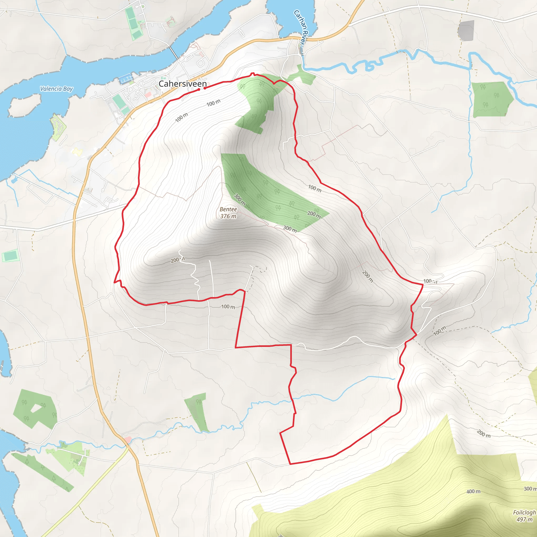 Laharn Bog Loop mobile static map
