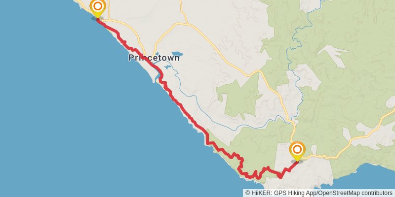 The Great Ocean Walk stage 5 Map