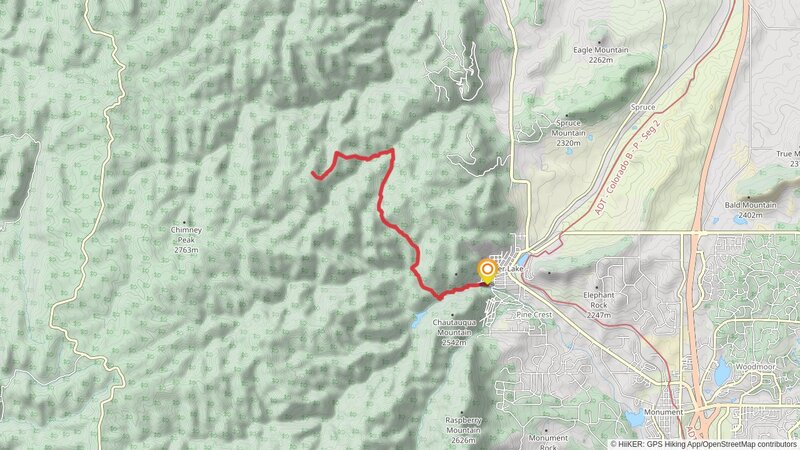 La Deux Réservoirs and Harrison Plane Crash Trail