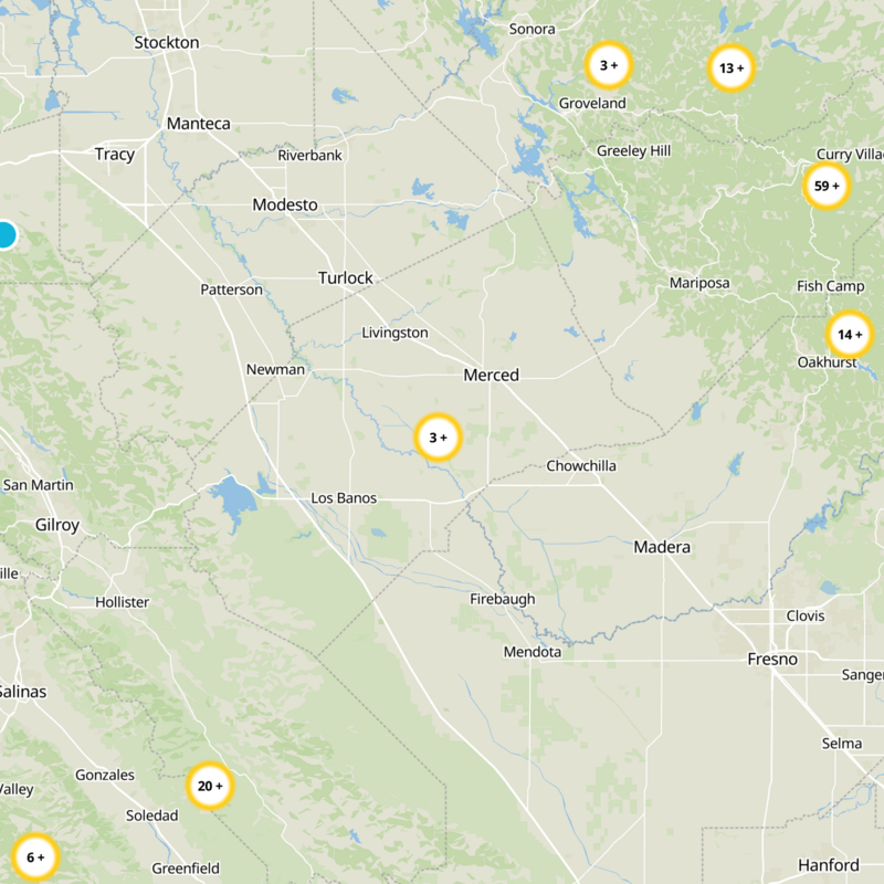 Merced County Static Map