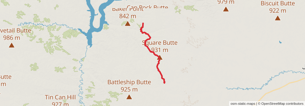 American Perimeter Trail - Rocky Mountains Primary stage 23 Map