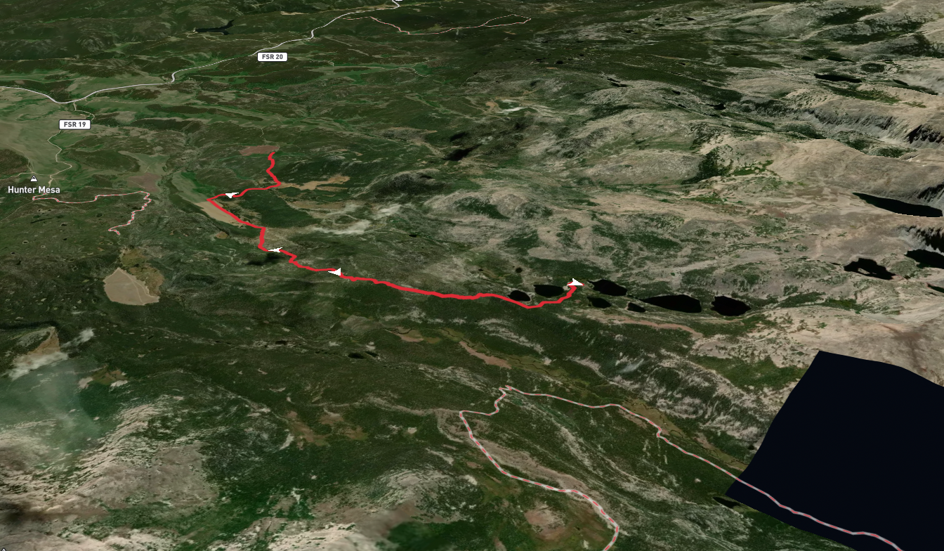 Seven Brothers Lake via Buffalo Park Cutoff