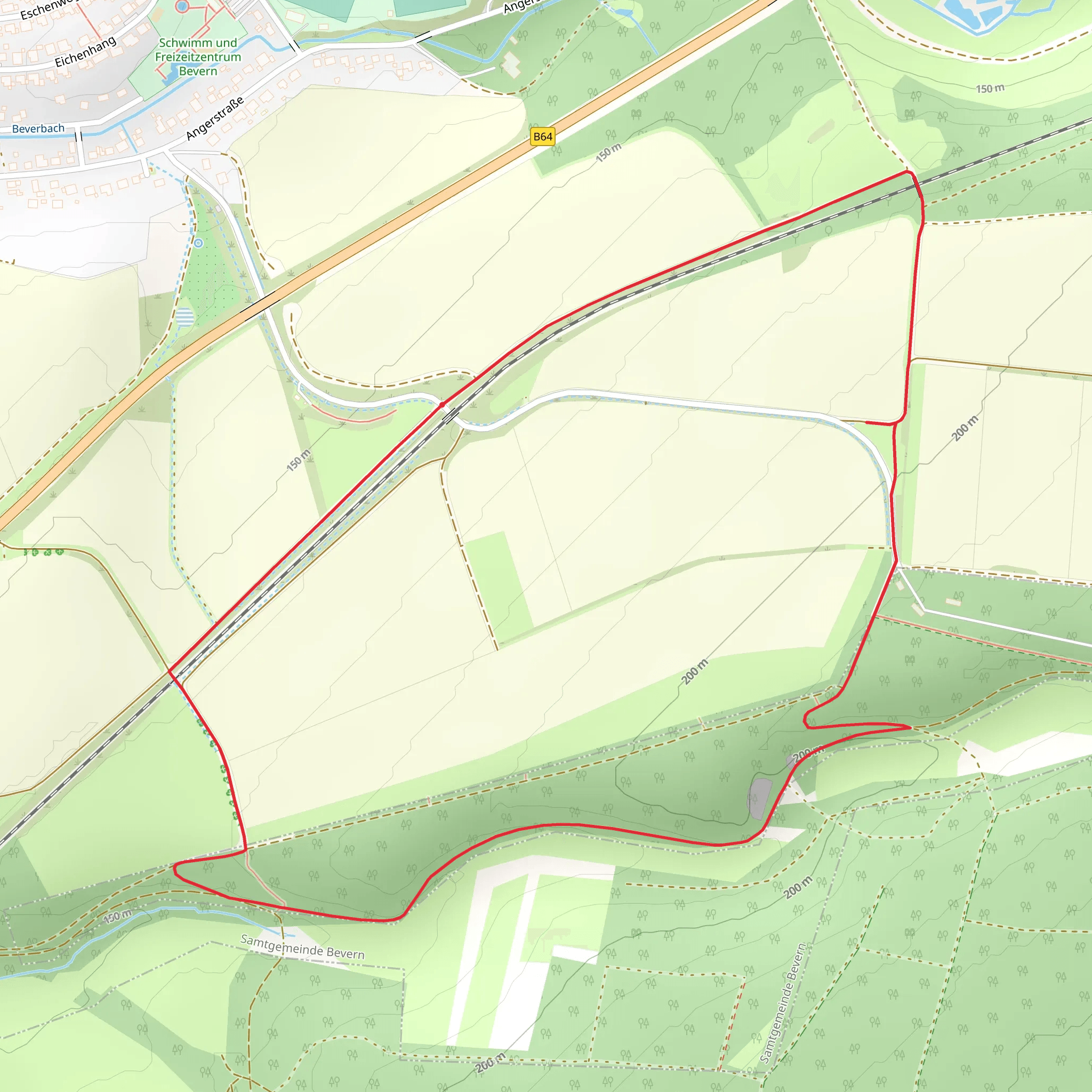 Kalberweide North Loop mobile static map