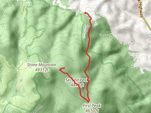 Third Peak via Jackie Street and First Peak Trail