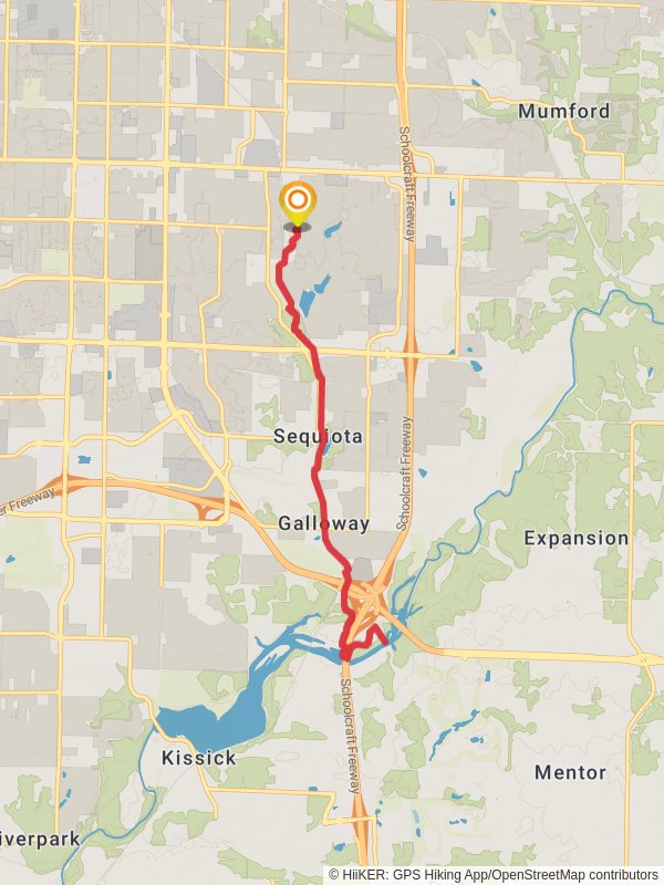 James River via Galloway Creek Greenway