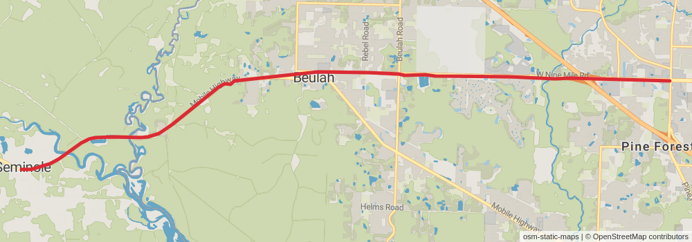 American Perimeter Trail - The South Primary stage 47 Map