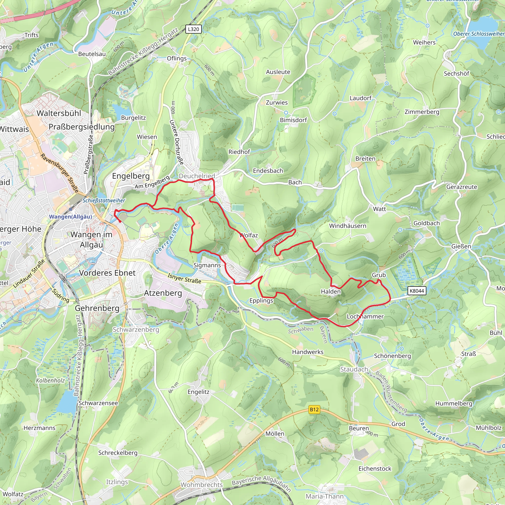 Wangen im Allgaeu mobile static map