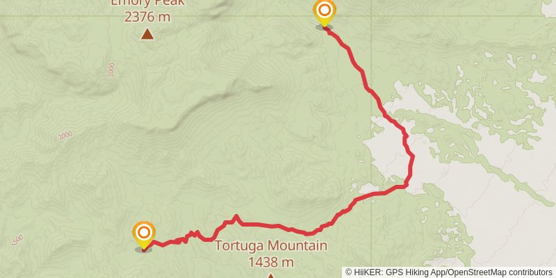Outer Mountain Loop stage 2 Map