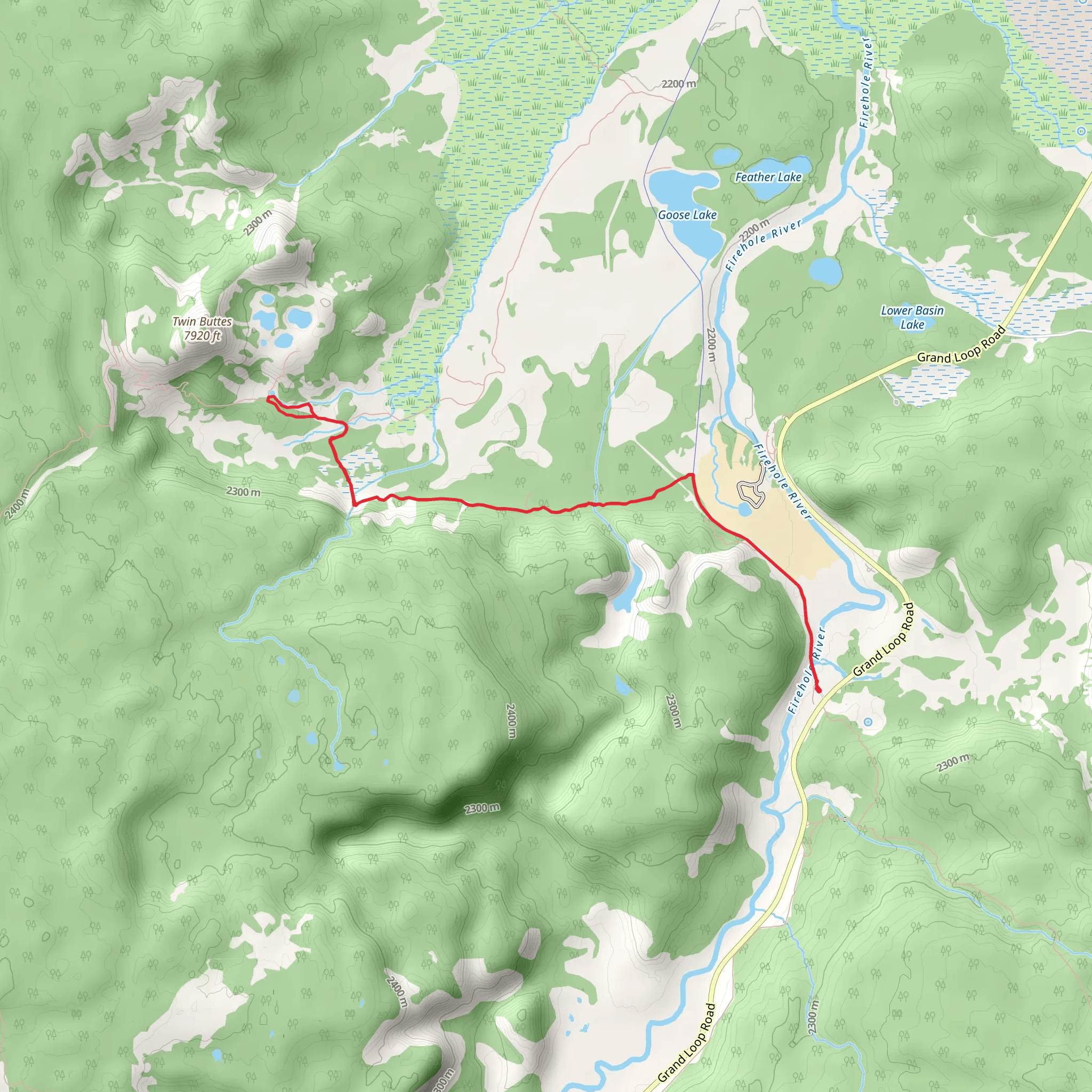 Fairy Falls and Fairy Creek Trail mobile static map