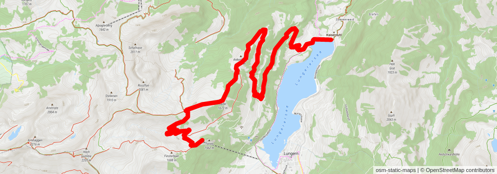 Schmetterlingspfad Lungern stage 2 Map