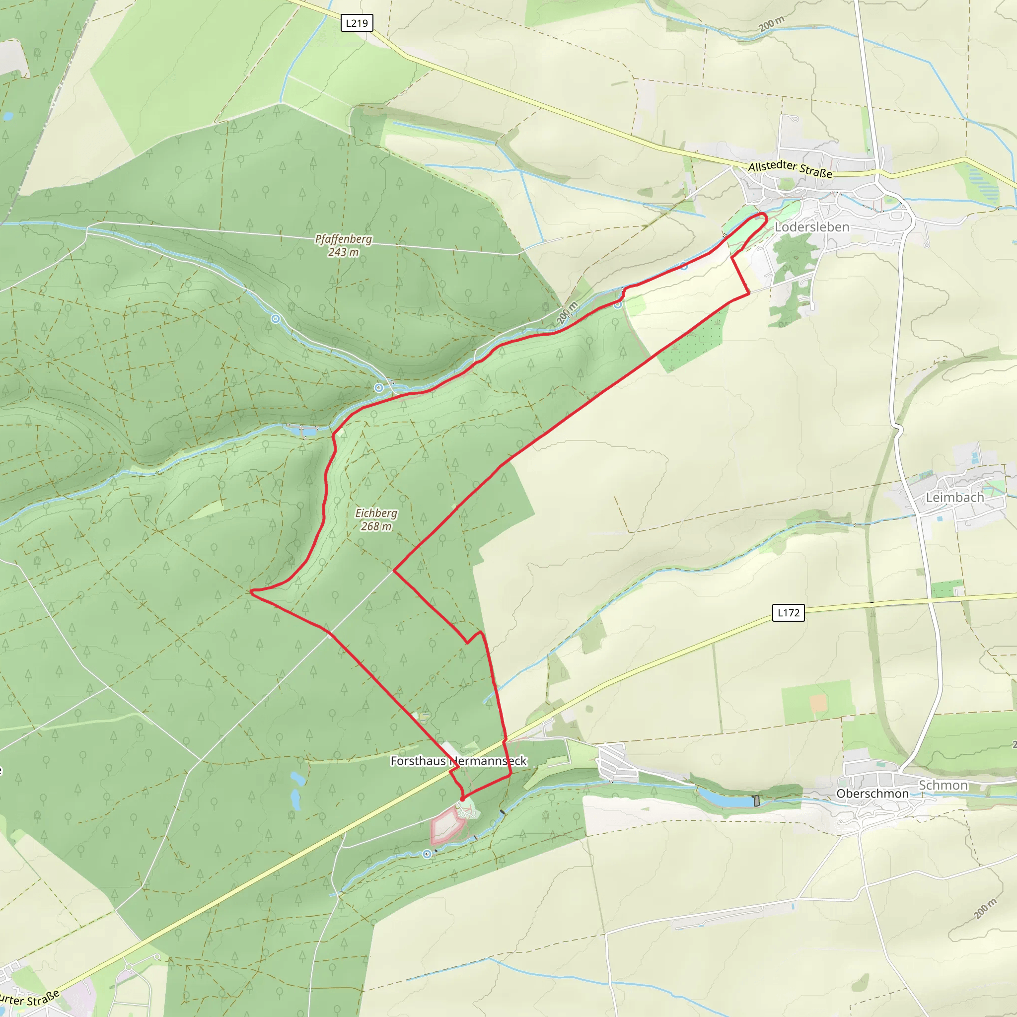 Eichenblattweg and Stedten-Nebra mobile static map